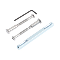 Ручки на планке LOCKLAND 001, м/о 55 мм, цвет хром Ручки на планке LOCKLAND 001, м/о 55 мм, цвет хром