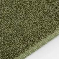 Полотенце махровое Terrychic, среднее, зеленое