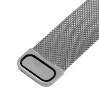 Ремешок для Apple Watch 38 40 41 мм, миланская петля, серебристый