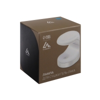 Лампа для гель лака Luazon LUF-07, UV/LED, 16 Вт, 3 диода, для типс, USB, белая Лампа для гель лака Luazon LUF-07, UV/LED, 16 Вт, 3 диода, для типс, USB, белая