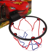 Баскетбольный набор с мячом &laquo;Тачки&raquo;, диаметр мяча 8 см, диаметр кольца 13,5 см