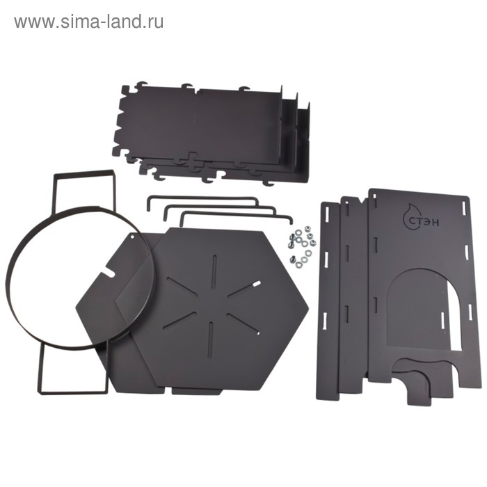 Печь Печь "Казан-Мангал" диаметр 36,5 см, 44 х 39 х 45 см