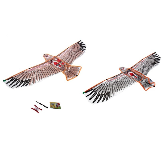 Воздушный змей &laquo;Орёл в полете&raquo;, с леской, МИКС