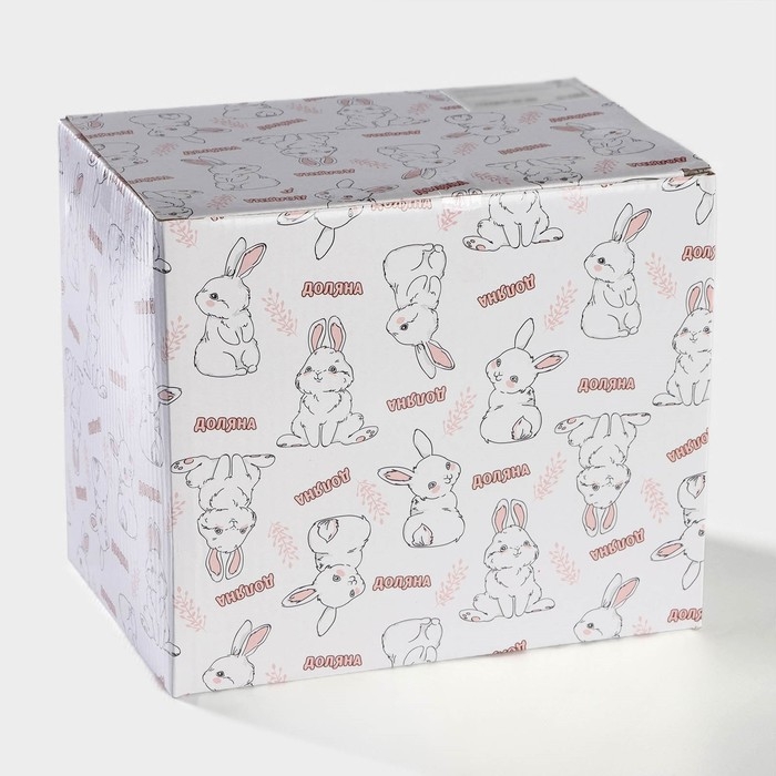 Конфетница Доляна &laquo;Зайка&raquo;, 650 мл, 21,5&times;15,5&times;16,5 см