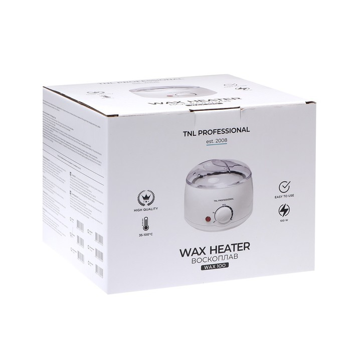Воскоплав TNL wax 100, баночный 100 Вт, 400 мл, 35-100 ºС, розовый Воскоплав TNL wax 100, баночный 100 Вт, 400 мл, 35-100 ºС, розовый