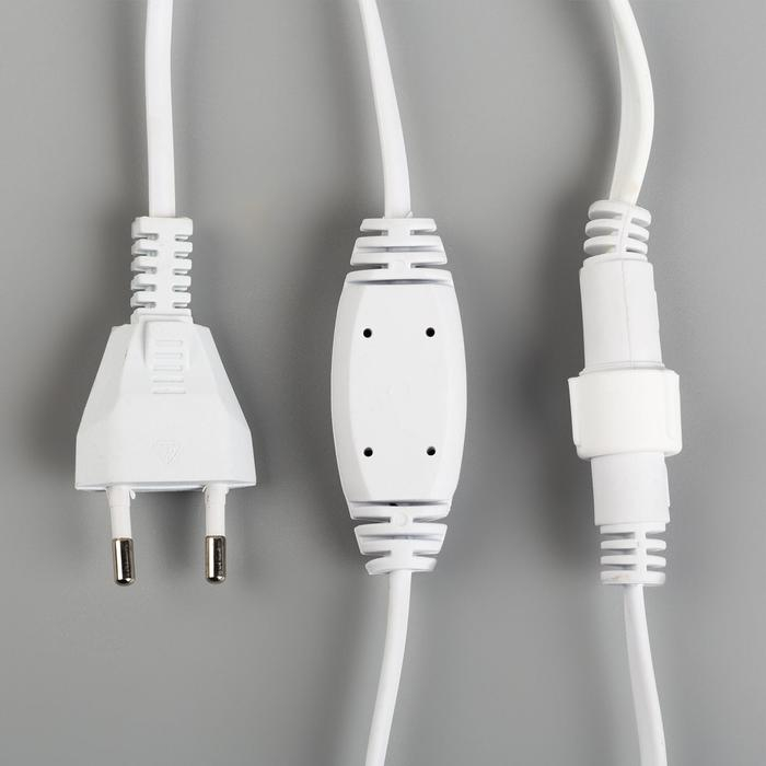 Гирлянда &laquo;Занавес&raquo; 2 &times; 3 м, IP44, УМС, белая нить, 760 LED, свечение белое, 220 В