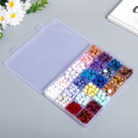 Набор сургуча "Светлые и тёмные цвета" матовый+перламутр 24 цвета 19х13х2 см Набор сургуча "Светлые и тёмные цвета" матовый+перламутр 24 цвета 19х13х2 см