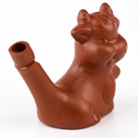 Свистулька керамическая &laquo;Коровка&raquo;, для росписи 3,2 &times; 7,5 &times; 6 см