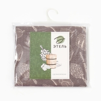 Полотенце "Новогодняя баня" 80х150 см, 100% хлопок, ваф.полотно, 160 г/м2 Полотенце "Новогодняя баня" 80х150 см, 100% хлопок, ваф.полотно, 160 г/м2