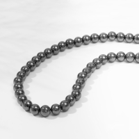 Бусины на нити шар №10 &laquo;Гематит&raquo;, 40 бусин