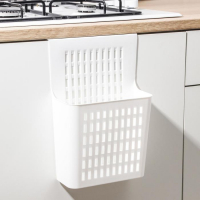 Корзина для хранения подвесная на дверцу IDEA, пластик, 25&times;13&times;36 см, белая