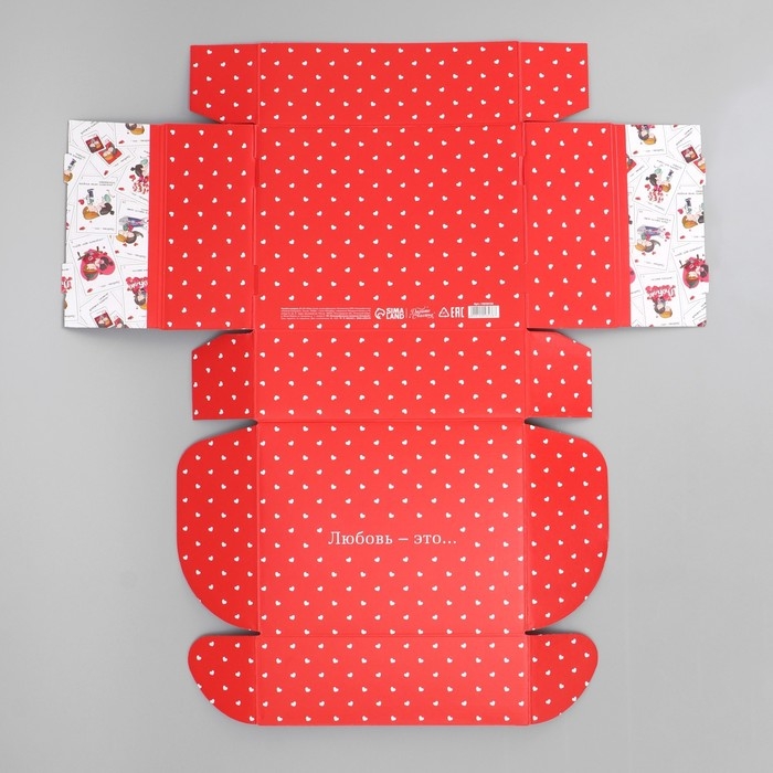 Коробка подарочная складная, упаковка, &laquo;Любовь&raquo;, 27 х 21 х 9 см