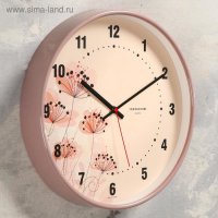 Часы настенные "Полевые цветы", плавный ход, d=30.5 см Часы настенные "Полевые цветы", плавный ход, d=30.5 см
