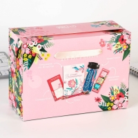 Подарочный набор &laquo;Любимому воспитателю&raquo;: ежедневник А5, 80 листов, ручка, стикеры, термостакан 350 мл и магнитные закладки