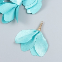 Декор для творчества текстиль "Бутон, цвет воды" набор 6 шт 6 см Декор для творчества текстиль "Бутон, цвет воды" набор 6 шт 6 см