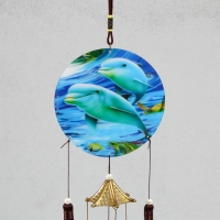 Музыка ветра металл "Дельфины" 4 колокольчика 52х12,5х2,7 см Музыка ветра металл "Дельфины" 4 колокольчика 52х12,5х2,7 см