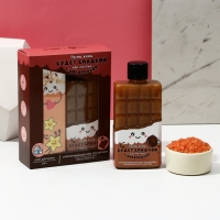 Подарочный набор косметики &laquo;Пусть жизнь будет сладкой&raquo;: гель для душа 300 мл и соль для ванны 200 мл, ЧИСТОЕ СЧАСТЬЕ