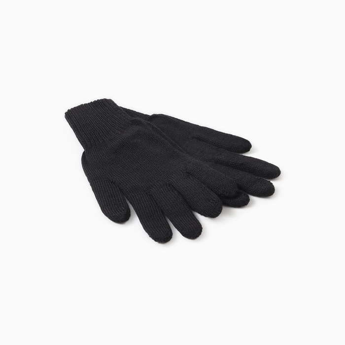 Перчатки двойные, цвет черный, р-р 20 Перчатки двойные, цвет черный, р-р 20