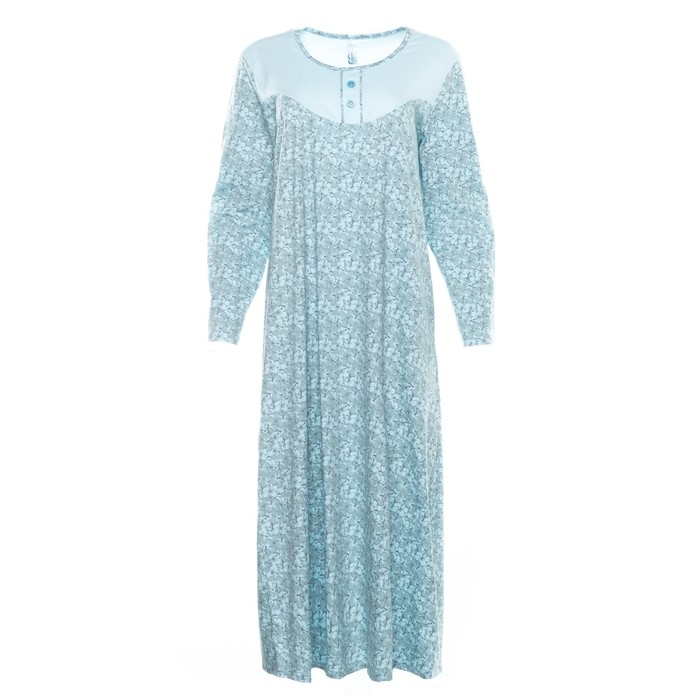 Ночная сорочка женская, цвет голубой, размер 58 Ночная сорочка женская, цвет голубой, размер 58