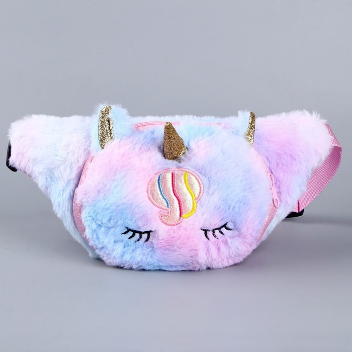 Сумка детская поясная &laquo;Единорог&raquo;, 26х16 см