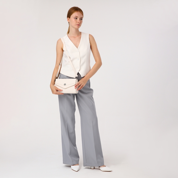 Сумка-мессенджер на магните, цвет белый Сумка-мессенджер на магните, цвет белый