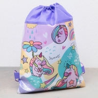 Мешок для обуви &laquo;Единорог&raquo;  полиэстер, размер 30 х 40 см
