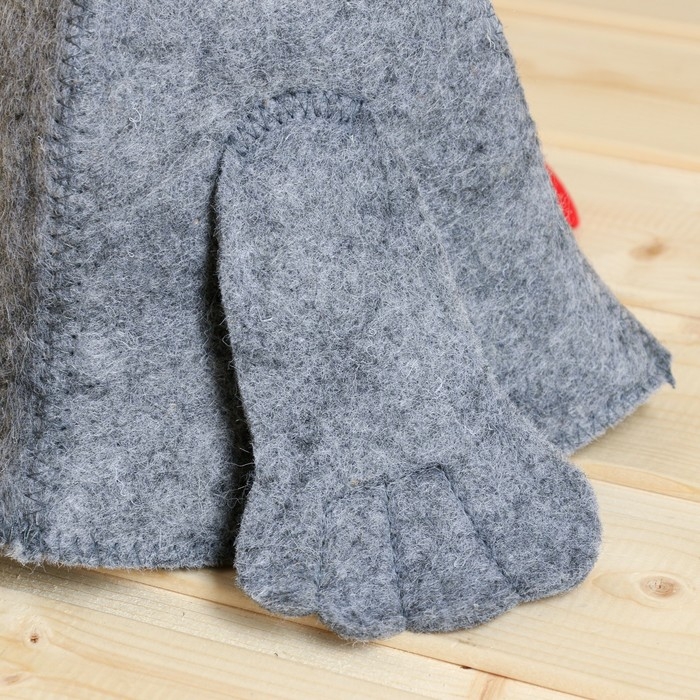 Шапка для бани с детской аппликацией Шапка для бани с детской аппликацией "Дружок", 3-5 лет