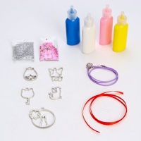 Набор для творчества &laquo;Раскрась витражики. Кошечки&raquo; 5 форм