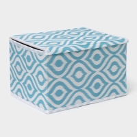 Короб для хранения Доляна &laquo;Лагуна&raquo;, 26&times;20&times;16 см, цвет бирюзовый