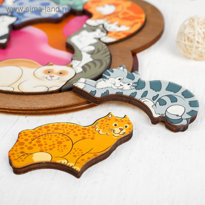 Зоопазл &laquo;Кошки&raquo; 14 деталей