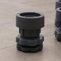 Набор подставок антивибрационных, для стиральной машины, раздвижные, 4 шт, 6,5&times;8-10 см, d=4,7 см