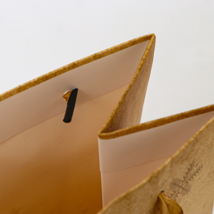 Новый год. Пакет подарочный новогодний под бутылку &laquo;Роскошная ёлка&raquo;, 13 x 36 x 10 см.