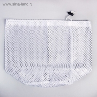 Мешок для стирки белья Доляна, 30&times;40 см, крупная сетка, белый