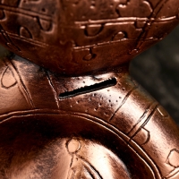 Копилка "Змея Принцесса Кобра" бронза, 13х22см Копилка "Змея Принцесса Кобра" бронза, 13х22см