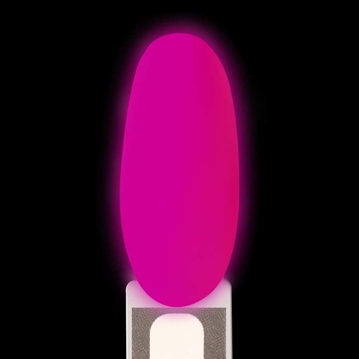 Гель лак для ногтей &laquo;GLOW IN THE DARK&raquo;, 3-х фазный, 8 мл, LED/UV, люминесцентный, цвет фиолетовая фуксия (47)