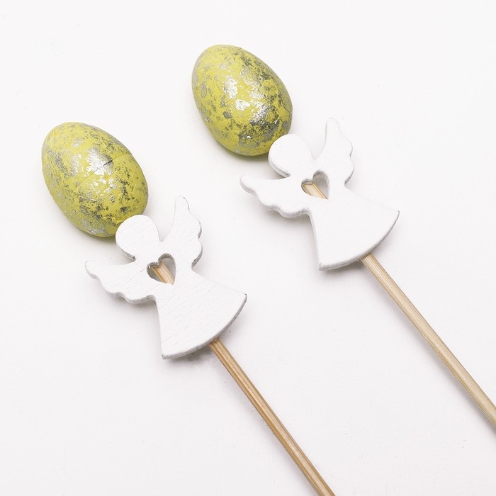 Набор пасхальных топперов &laquo;Ангелочки&raquo;, 2 шт., МИКС