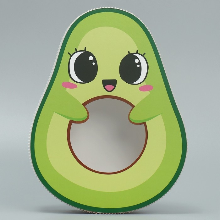 Коробка подарочная, кондитерская упаковка, &laquo;Авокадо&raquo;, 19х24,5х5 см