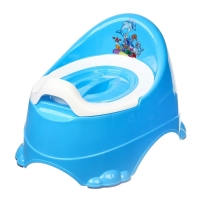 Горшок детский антискользящий &laquo;Бэйби-Комфорт&raquo; с крышкой, съёмная чаша, цвет голубой, синий