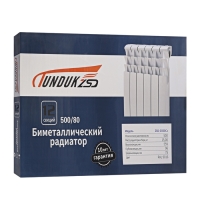 Радиатор биметаллический TUNDUK 500 x 76 мм, 12 секций