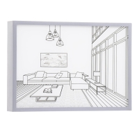 Ночник "Солнечная комната" LED 3Вт белый 3,5х15,5х21,5 см RISALUX Ночник "Солнечная комната" LED 3Вт белый 3,5х15,5х21,5 см RISALUX