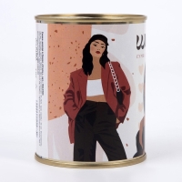 Шопер в банке &laquo;Стиль&raquo;, без подклада, без молнии, 35 х 40 х 0.5 см, бежевый