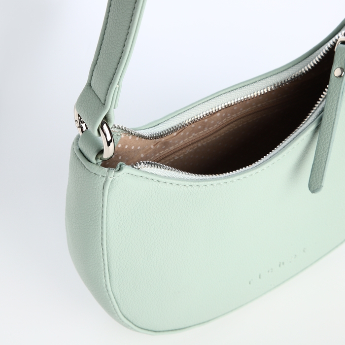 Сумка женская на молнии, цвет мятный Сумка женская на молнии, цвет мятный