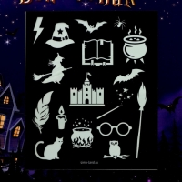Набор для рисования светом &laquo;Маленький волшебник&raquo;, ручка с фонариком и невидимыми чернилами