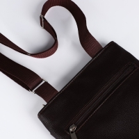 Сумка мужская через плечо TEXTURA, искусственная кожа, цвет коричневый Сумка мужская через плечо TEXTURA, искусственная кожа, цвет коричневый