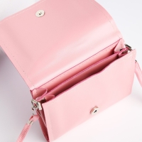 Сумка детская для девочки "Кошечка", на клапане, цвет розовый