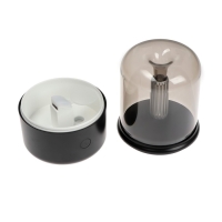 Аромадиффузор HM-9 с подсвечником, ультразвуковой, 120 мл, от USB в комп, подсветка, чёрный Аромадиффузор HM-9 с подсвечником, ультразвуковой, 120 мл, от USB в комп, подсветка, чёрный