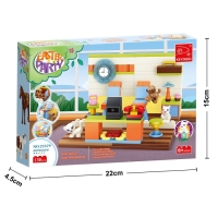 Конструктор &laquo;Весна. Кафе и зверята&raquo;, 130 деталей