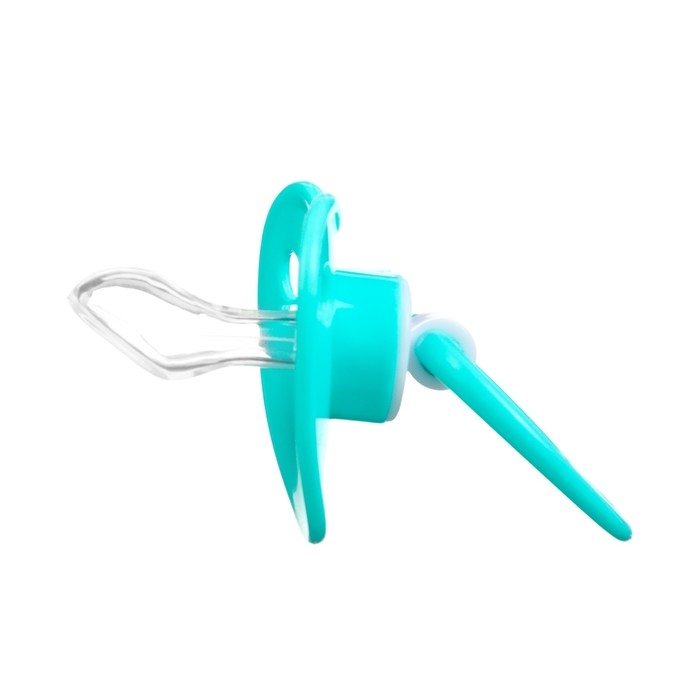 Соска-пустышка ортодонтическая, силикон, +6мес., с колпачком, цвет бирюзовый Соска-пустышка ортодонтическая, силикон, +6мес., с колпачком, цвет бирюзовый