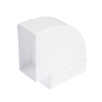 Отвод ZEIN, плоский, горизонтальный, вентиляционный, 60 х 120 мм