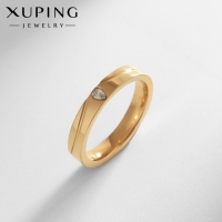 Кольцо XUPING отблеск, цвет белый в золоте, размер 17 Кольцо XUPING отблеск, цвет белый в золоте, размер 17